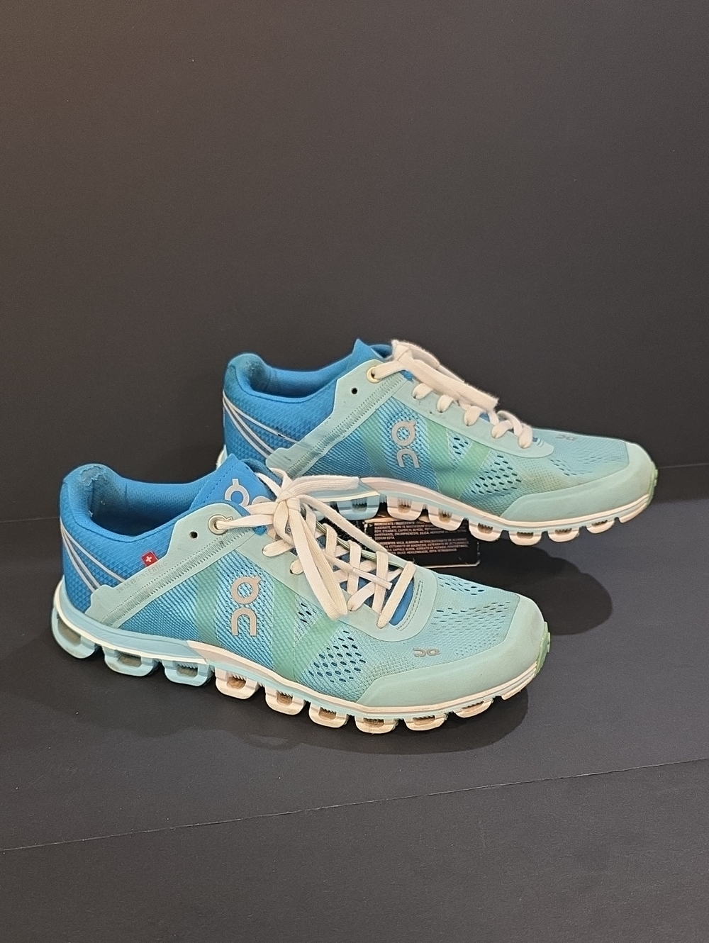 On Running CloudFlow Women’s Running Shoes - Aqua Blue Size 6